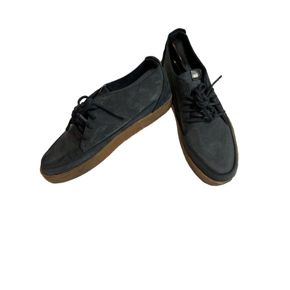 Nike 6.0 Rizal 454287-002 Low Black Leather Sneakers Crepe Sole Men’s Size 7.5 - Picture 3 of 7